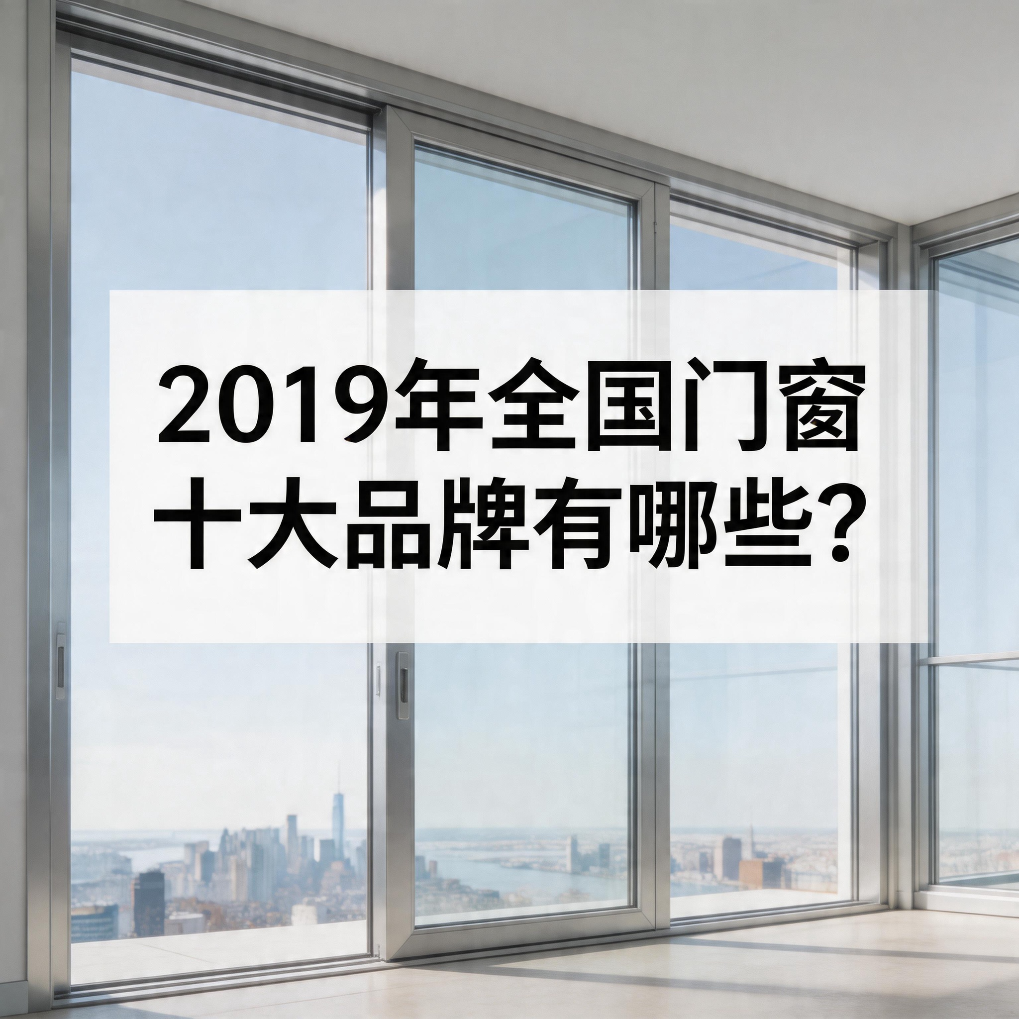 2019年全國門窗十大品牌有哪些？