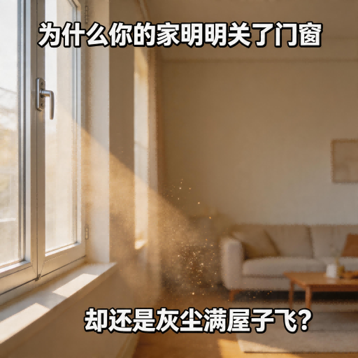 為什么你的家明明關了門窗，卻還是灰塵滿屋子飛？
