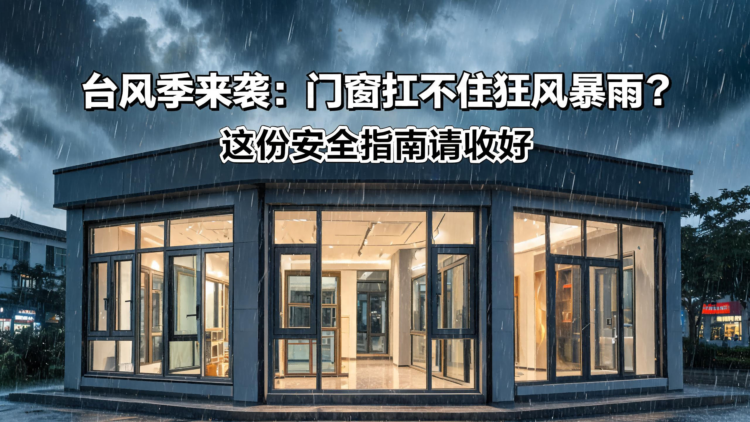 臺(tái)風(fēng)季來襲：門窗扛不住狂風(fēng)暴雨？這份安全指南請(qǐng)收好