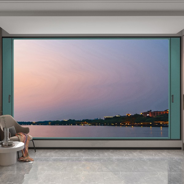 微通風系統窗,系統窗,封陽臺,伊盾門窗,門窗定制