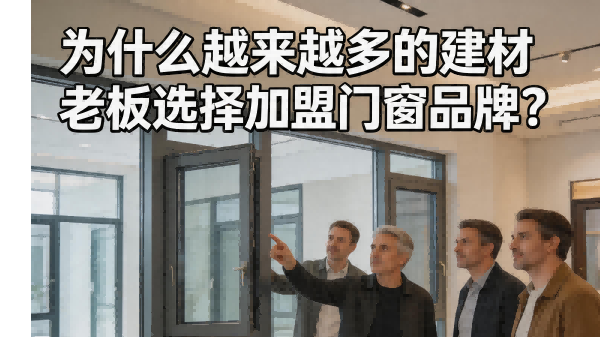 為什么越來越多的建材老板選擇加盟門窗品牌？