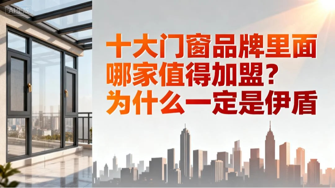 十大門(mén)窗品牌里面哪家值得加盟？為什么一定要選伊盾！