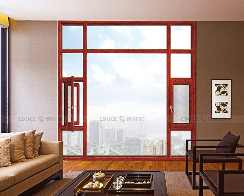 伊盾安全門窗，保護孩子的生命安全，全面提高居家生活質量！簡愛堡羅平開窗-ZJ120mm 新櫻桃