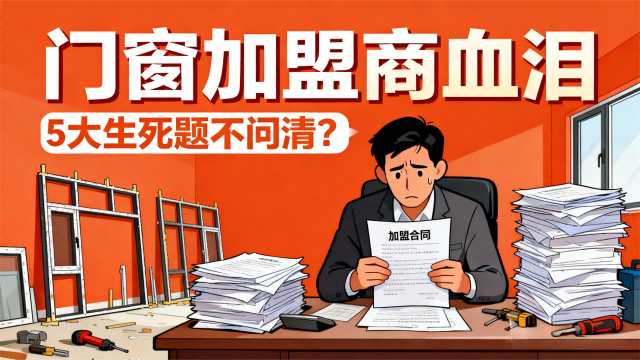 門窗加盟商血淚：5大生死題不問清？