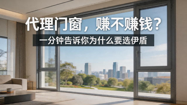 代理門窗，賺不賺錢？一分鐘告訴你為什么要選伊盾